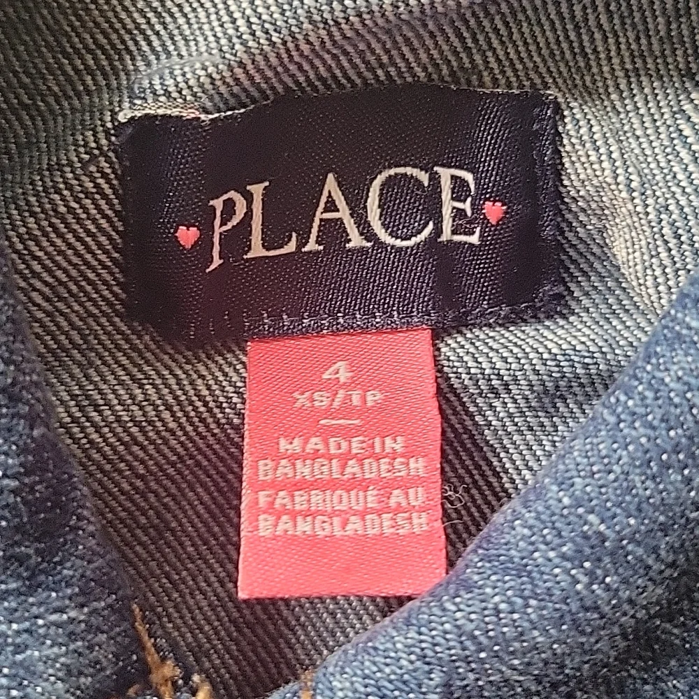 Children's Place Jean Jacket - Size 4 - Picture 3 of 5